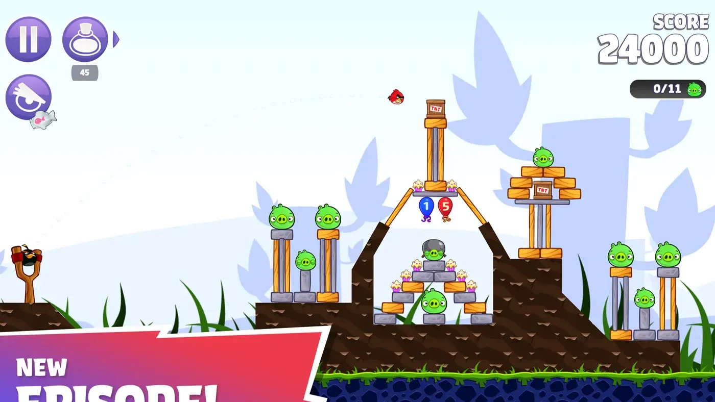 محیط Angry Birds Reloaded در مک + دانلود Angry Birds Reloaded با اپ استور مک ای زی