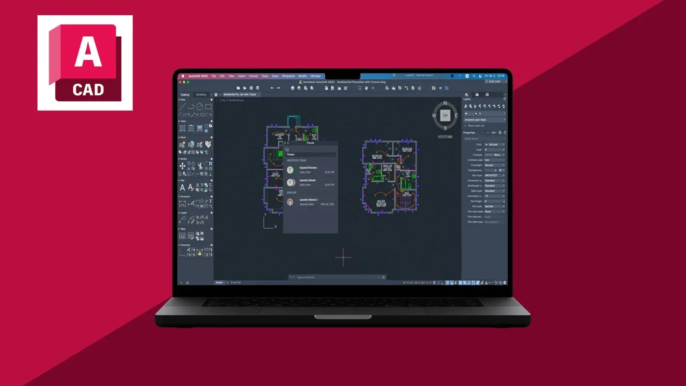 محیط AutoCAD در مک + دانلود AutoCAD با اپ استور مک ای زی