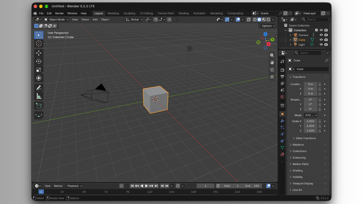 محیط Blender در مک + دانلود Blender با اپ استور مک ای زی