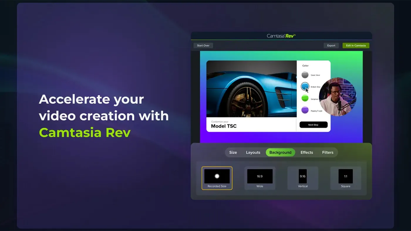 محیط Camtasia در مک + دانلود Camtasia با اپ استور مک ای زی