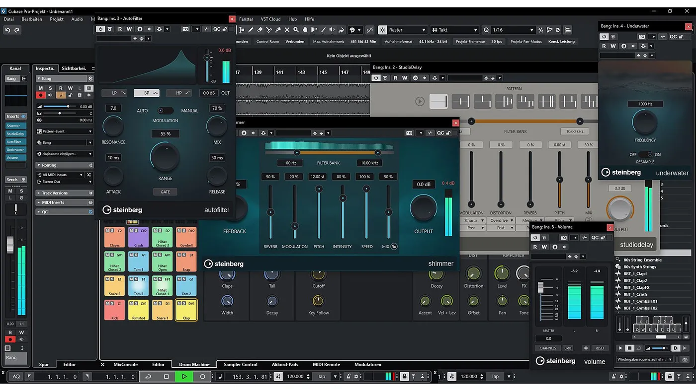 محیط Cubase Pro در مک + دانلود Cubase Pro با اپ استور مک ای زی