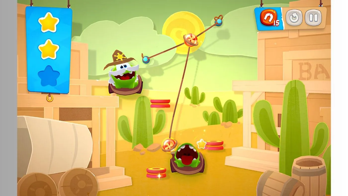 محیط Cut the Rope Remastered در مک + دانلود Cut the Rope Remastered با اپ استور مک ای زی