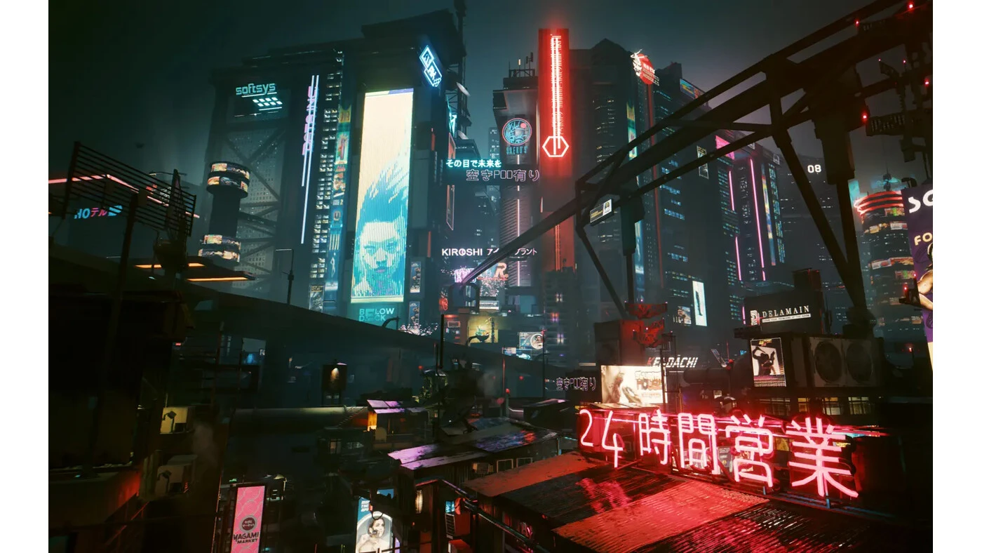 محیط Cyberpunk2077 در مک + دانلود Cyberpunk2077 با اپ استور مک ای زی