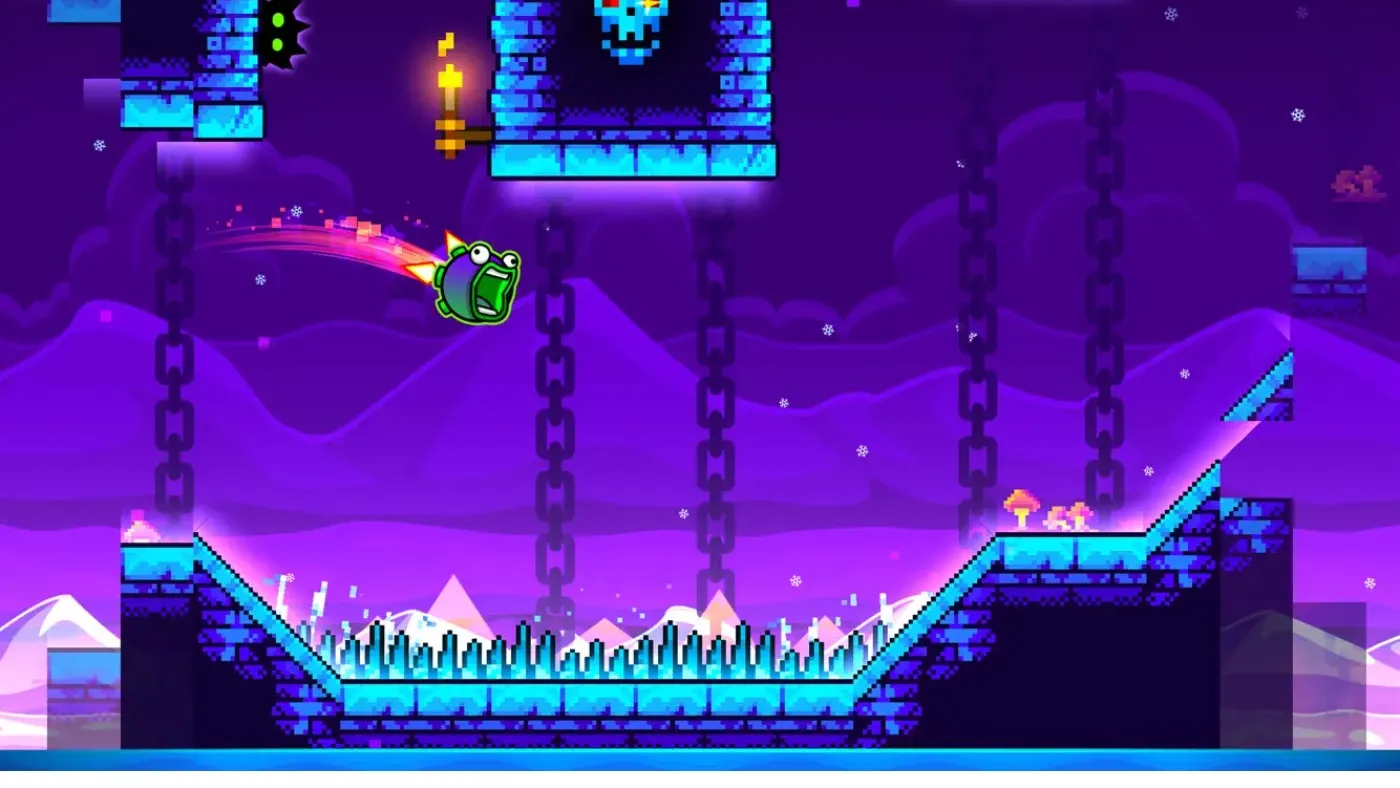 محیط Geometry Dash در مک + دانلود Geometry Dash با اپ استور مک ای زی