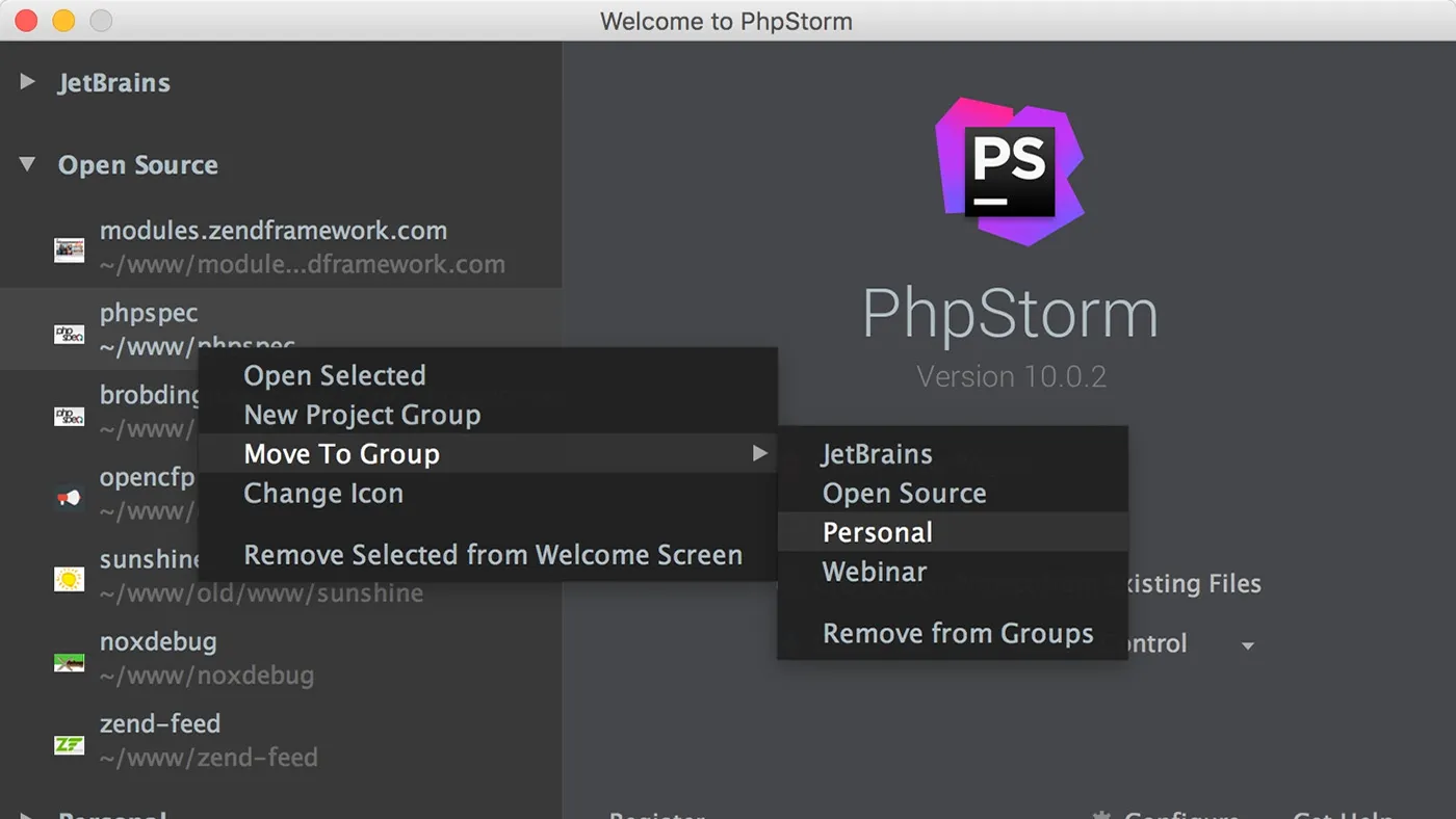 محیط Jetbrains PHPstorm در مک + دانلود Jetbrains PHPstorm با اپ استور مک ای زی