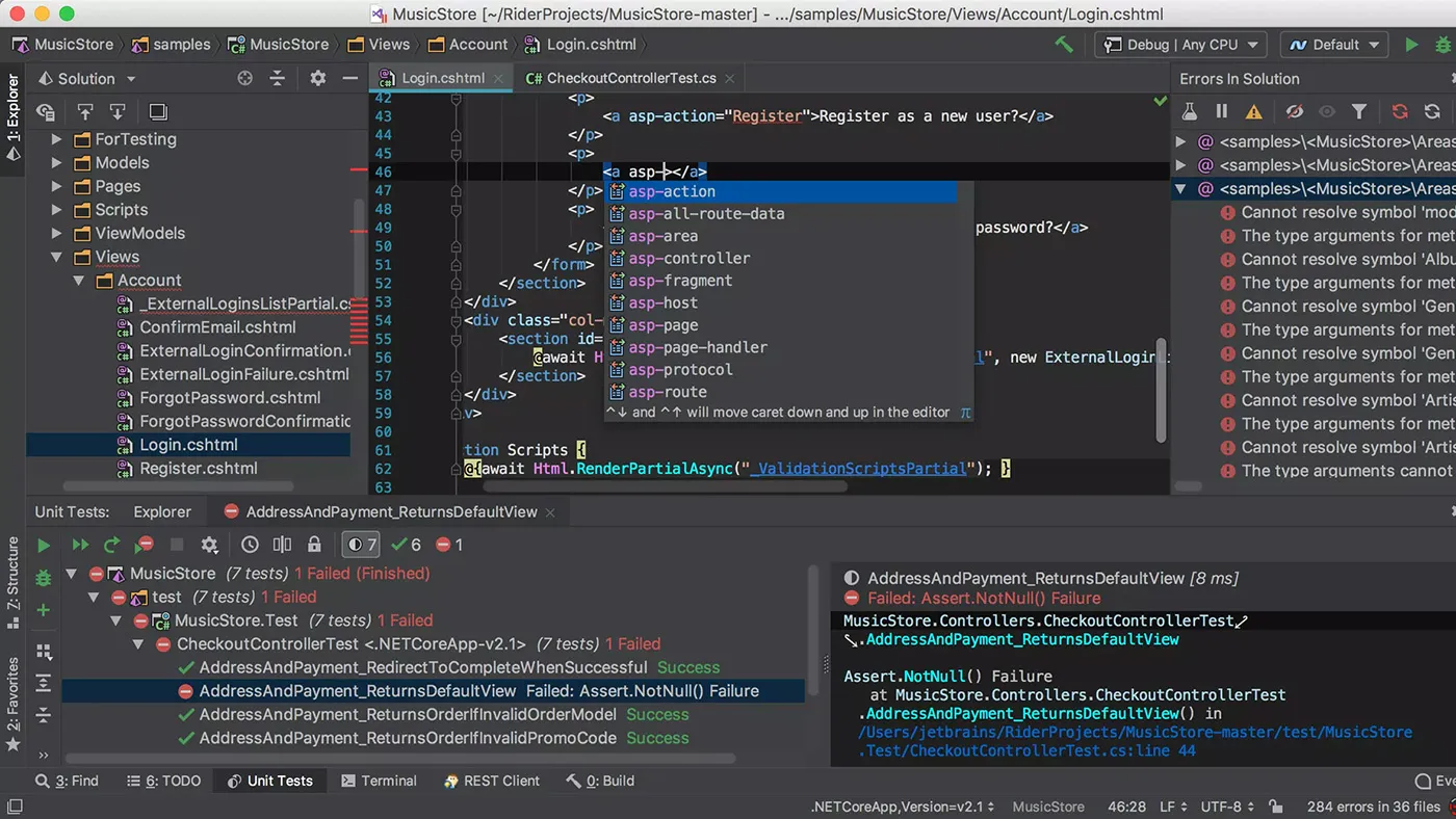 محیط Jetbrains Rider در مک + دانلود Jetbrains Rider با اپ استور مک ای زی