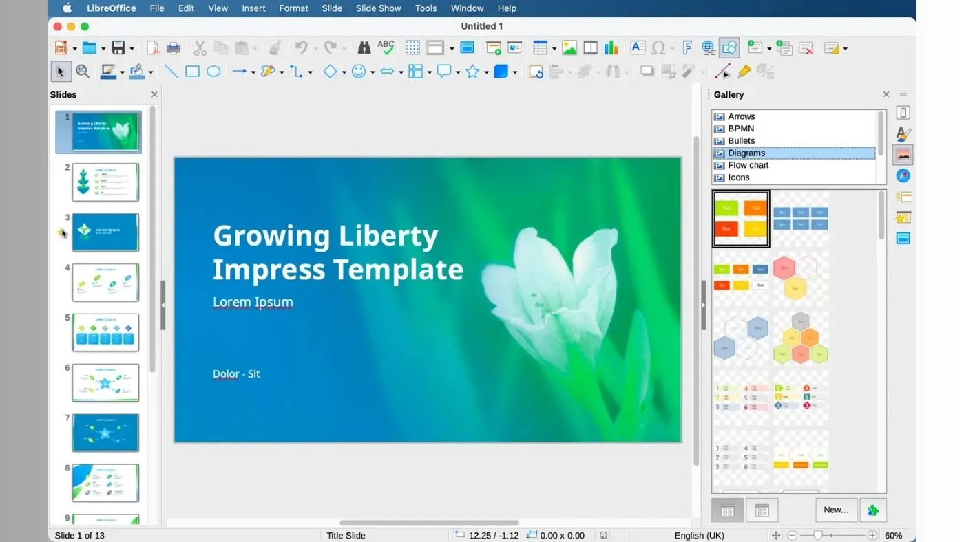 محیط LibreOffice در مک + دانلود LibreOffice با اپ استور مک ای زی