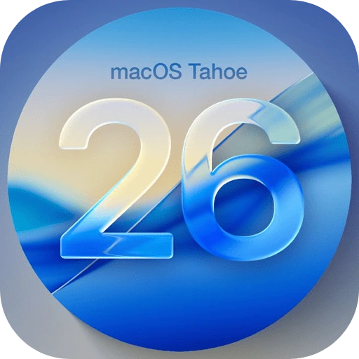 لوگوی macOS Tahoe 26.5.2 برای مک