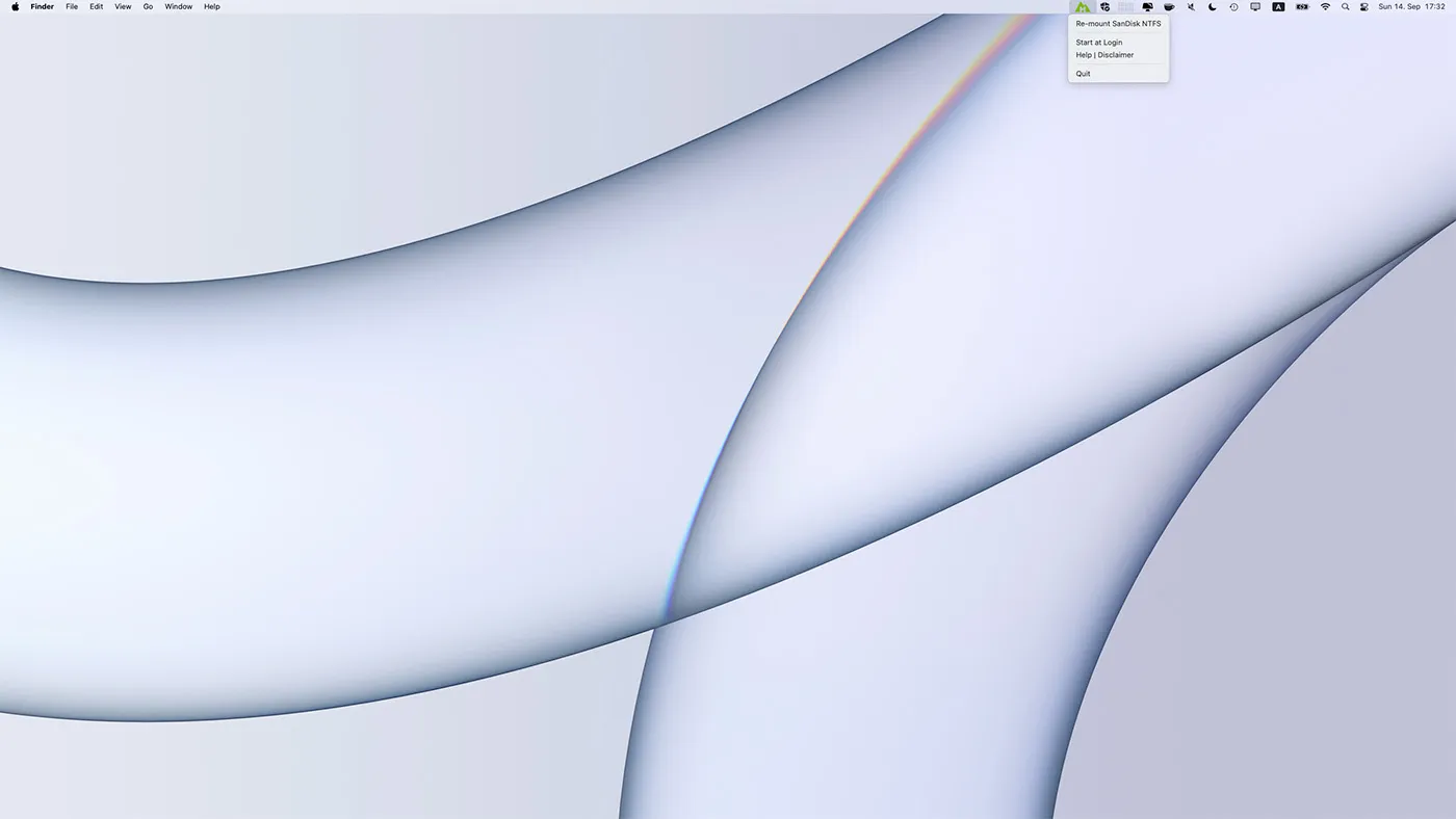 محیط Mounty for NTFS در مک + دانلود Mounty for NTFS با اپ استور مک ای زی
