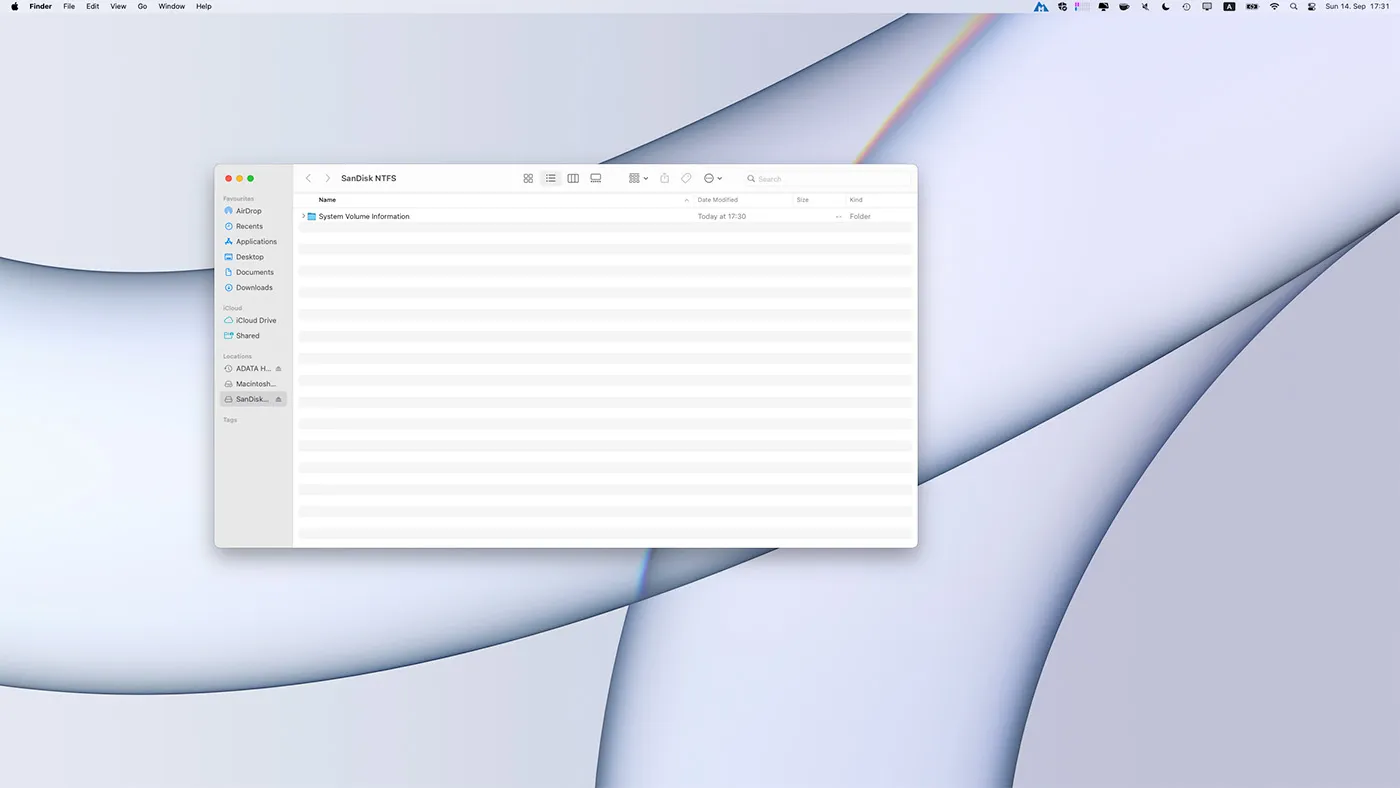 محیط Mounty for NTFS در مک + دانلود Mounty for NTFS با اپ استور مک ای زی
