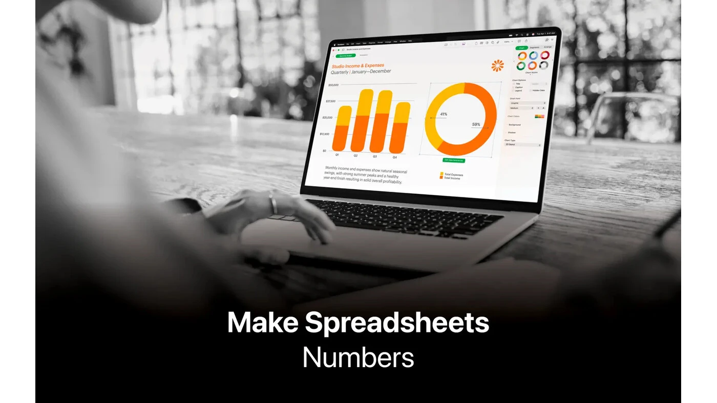 محیط Numbers در مک + دانلود Numbers با اپ استور مک ای زی
