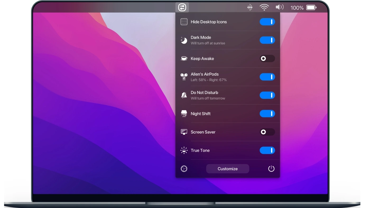 محیط One Switch در مک + دانلود One Switch با اپ استور مک ای زی