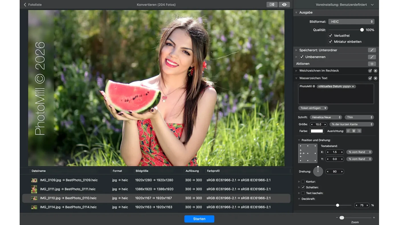 محیط PhotoMill X در مک + دانلود PhotoMill X با اپ استور مک ای زی