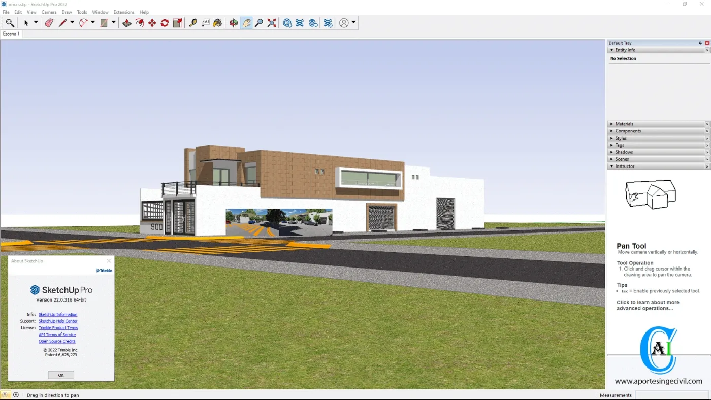 محیط SketchUp در مک + دانلود SketchUp با اپ استور مک ای زی