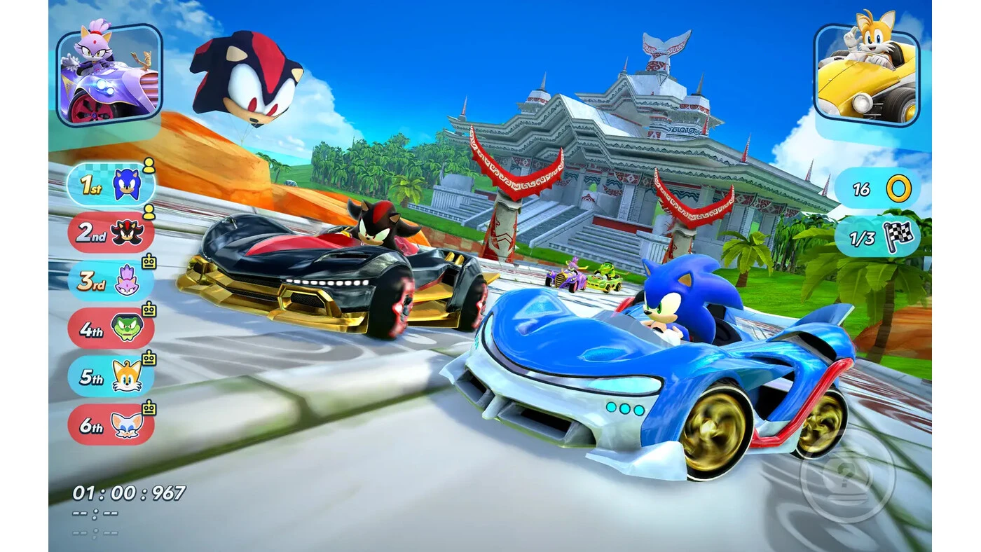 محیط Sonic Racing در مک + دانلود Sonic Racing با اپ استور مک ای زی