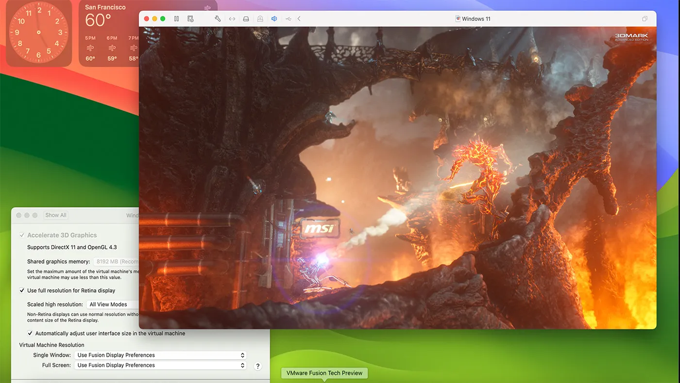 محیط VMware Fusion Pro در مک + دانلود VMware Fusion Pro با اپ استور مک ای زی