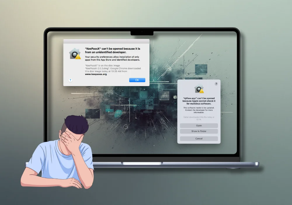 خطای Unidentified Developer و ۳ خطای دیگر در مک