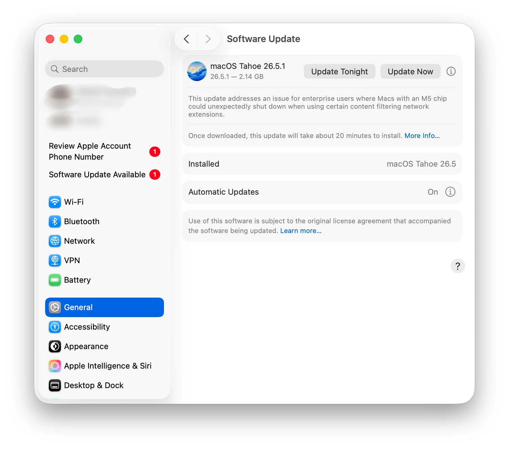 راهنمای آپدیت MacOS