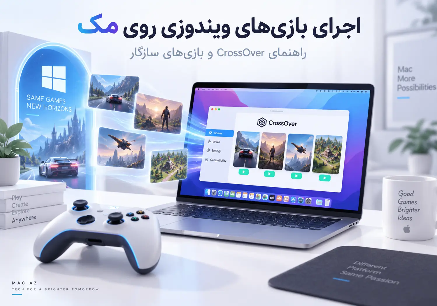 اجرای بازی‌های ویندوزی روی مک