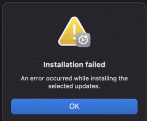 خطای Installation failed هنگام نصب اپلیکیشن‌ها روی مک‌بوک